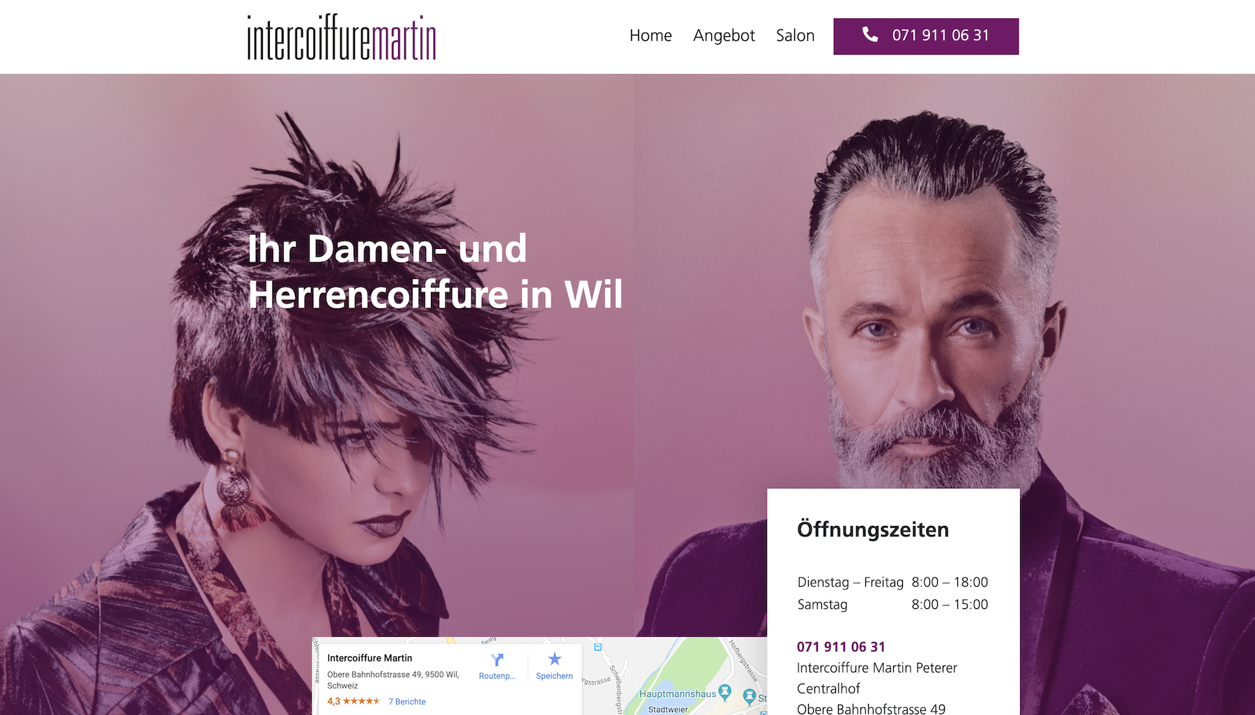 Intercoiffure Martin Peterer Wil Startseite