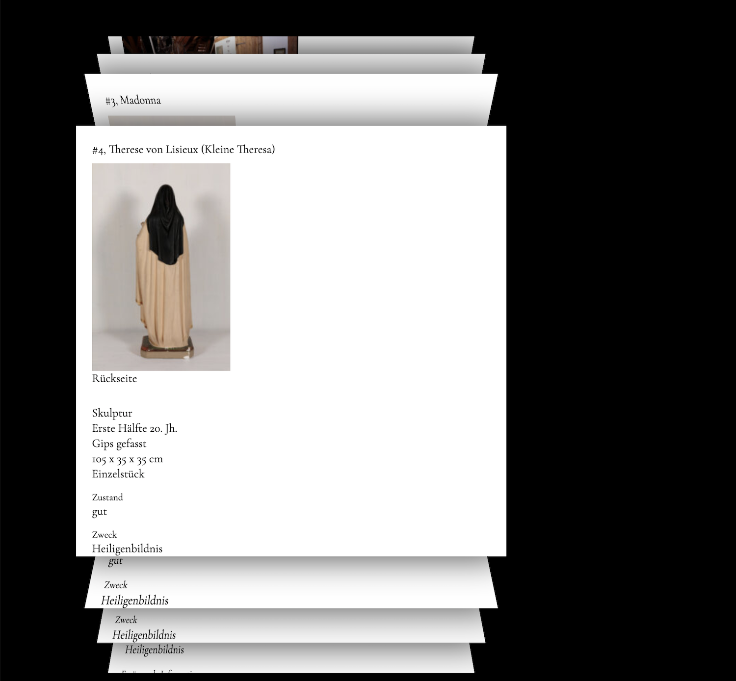 himmleze Katalog Element Webseite
