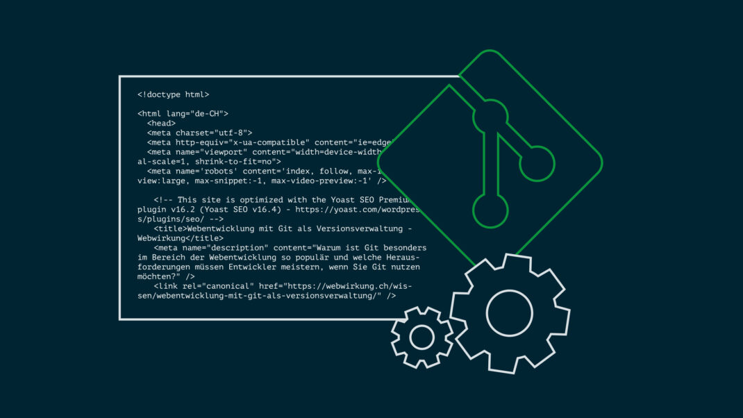 Webentwicklung mit Git als Versionsverwaltung