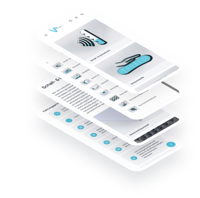 vibraplast screenshot aus website - mobile stacks